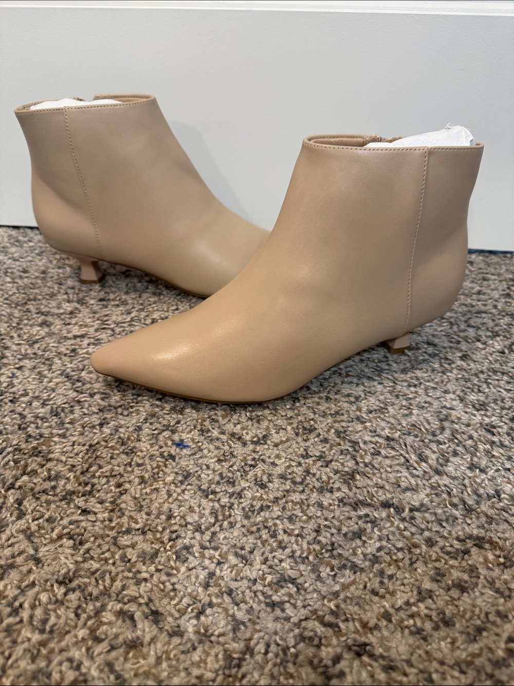 NWOB LifeStride Women's Maya Ankle Boots Tan Size 8W